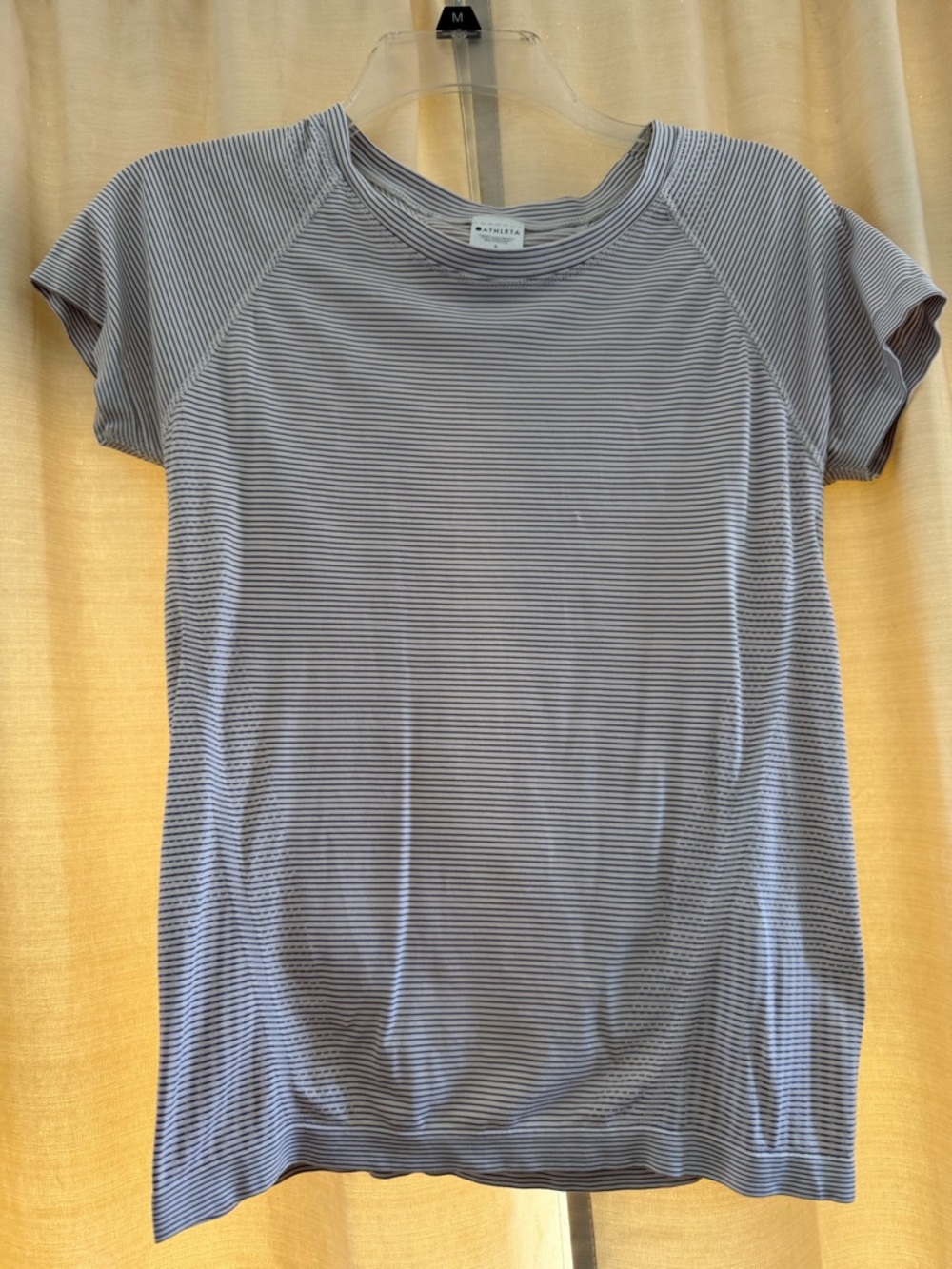 Athleta Momentum Striped Short Sleeve Tee